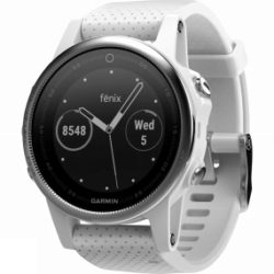Garmin Fenix 5S Multisport GPS Watch Silver/Carrara White